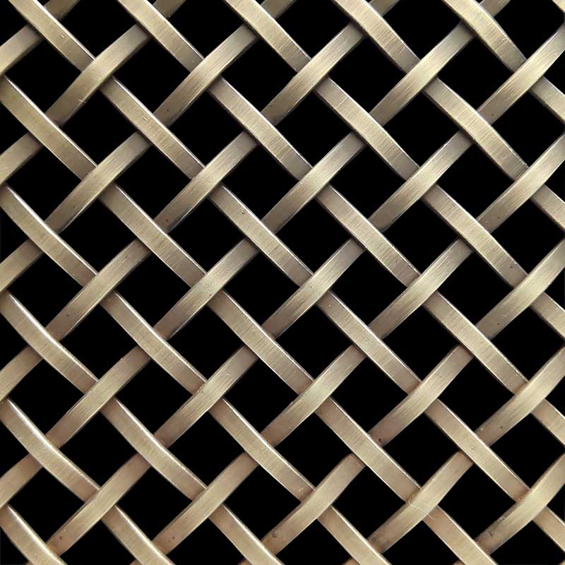 Architectural woven wire mesh