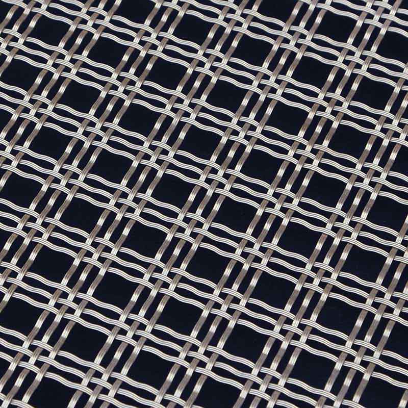 Architectural woven wire mesh