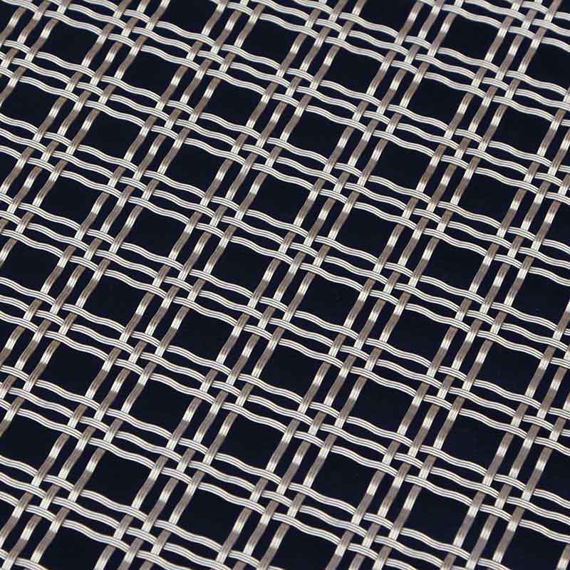 Architectural woven wire mesh