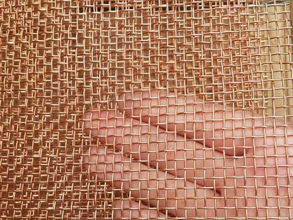 Red Copper Wire Mesh