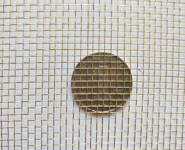 Brass wire mesh