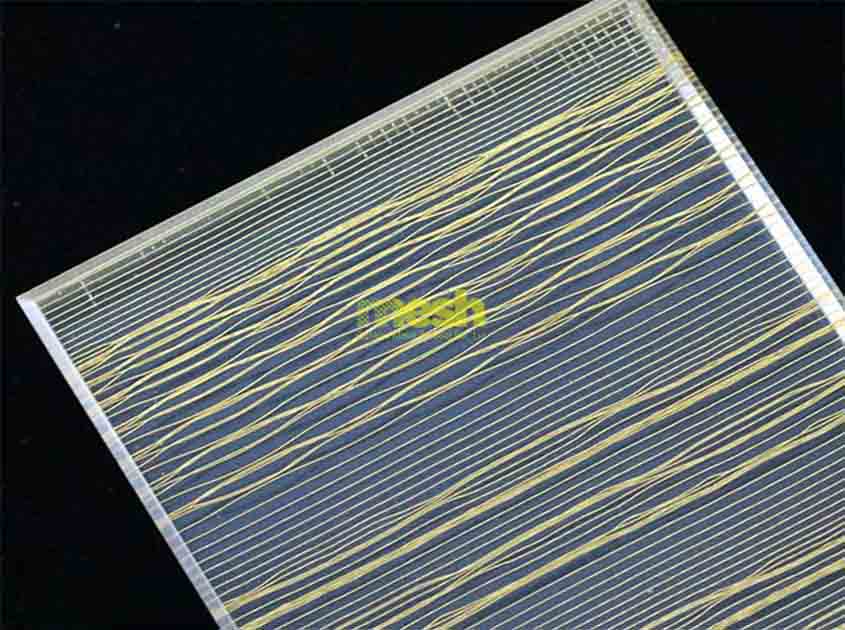 Can Laminated Glass Metal Mesh be used in skylights and roof applications