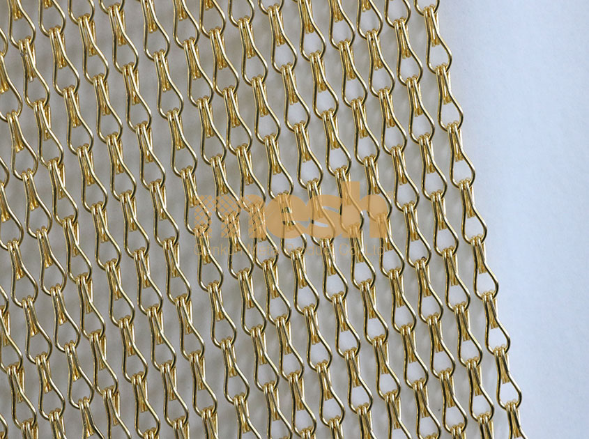 A Contemporary Twist: Chain Link Curtains in Interior Design