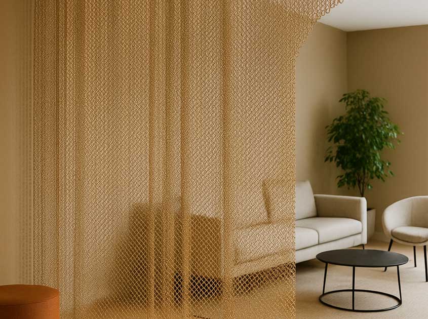 Decorative Chain Link Curtains | Stylish Architectural Partitions for Modern Spaces
