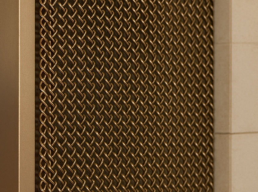 Architectural Decorative Metal Mesh Panels for Modern Facades & Interiors