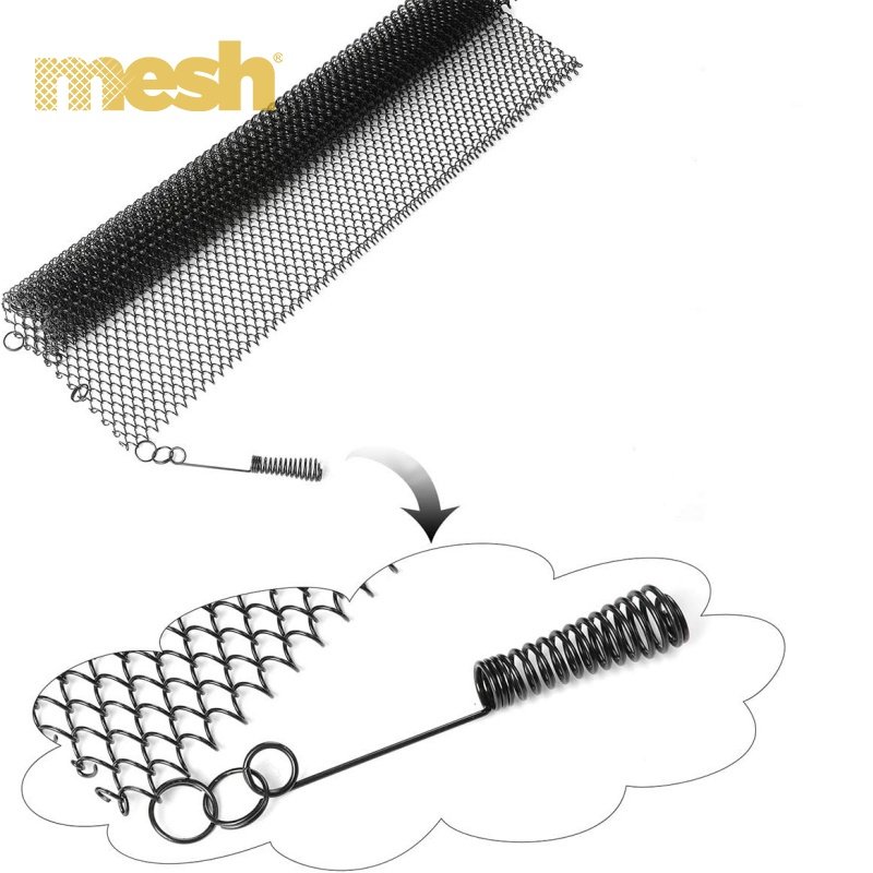 Metal Coil Drapery Fireplace Screen: A Decorative Mesh Curtain for Modern Fireplaces
